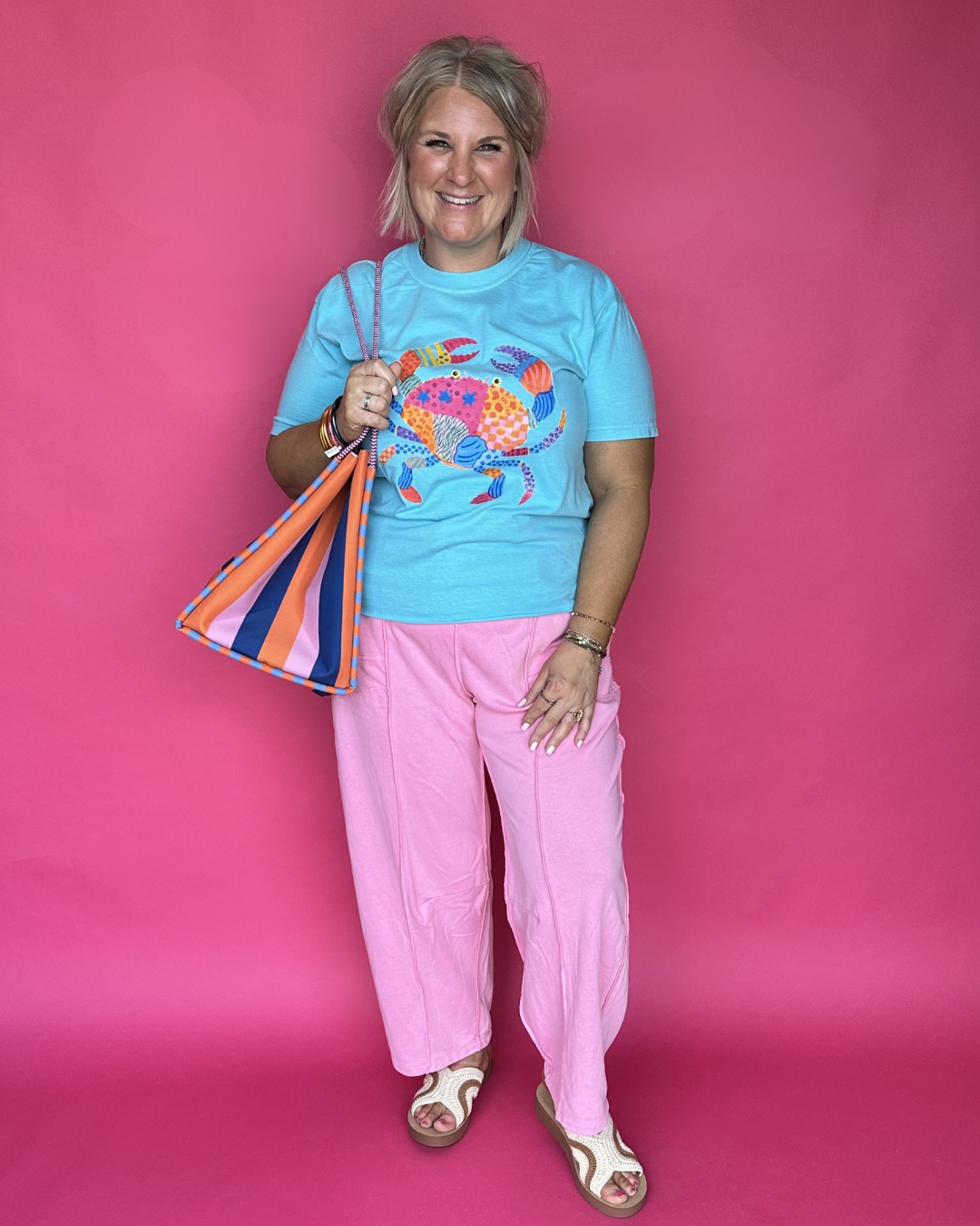 Colorful Crabbie Tee
