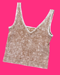 Sweet Pea Tank in Deep Camel