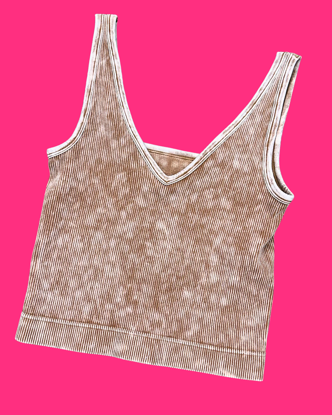 Sweet Pea Tank in Deep Camel