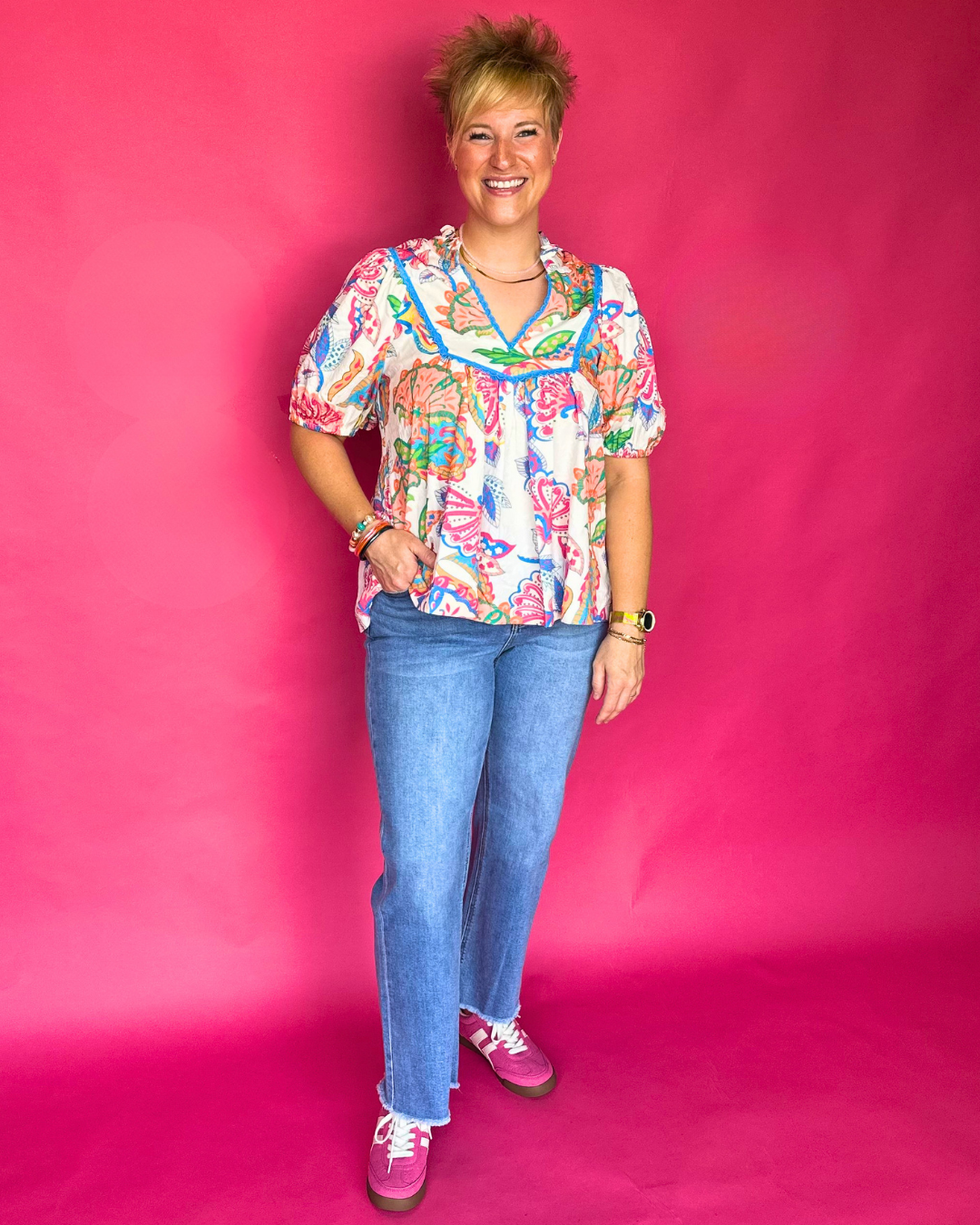 Summer Confetti Top