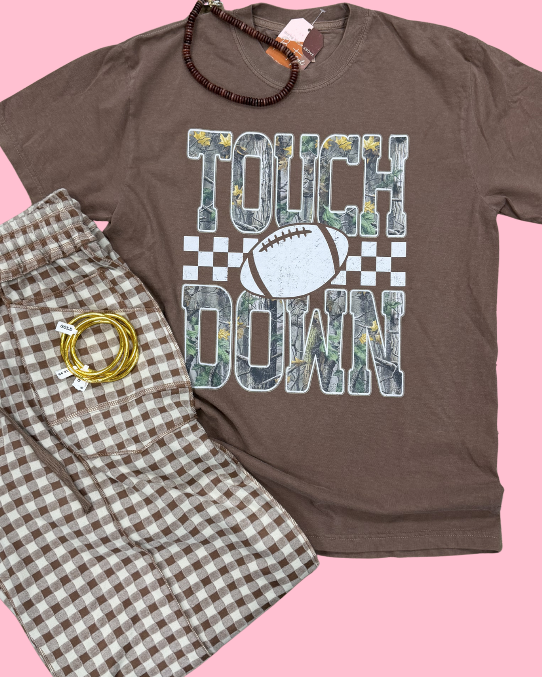 Camo Touchdown Graphic Tee