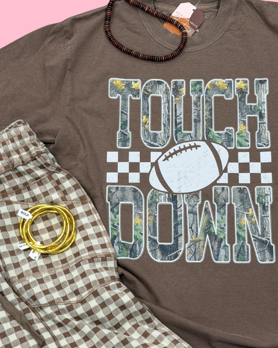 Camo Touchdown Graphic Tee
