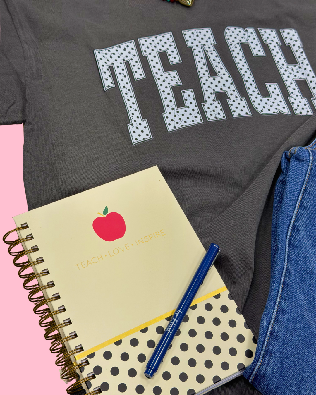 Polka Dot Teacher Graphic Tee