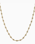 Two-Tone Rondelle Beaded Necklace
