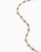 Two-Tone Rondelle Beaded Necklace