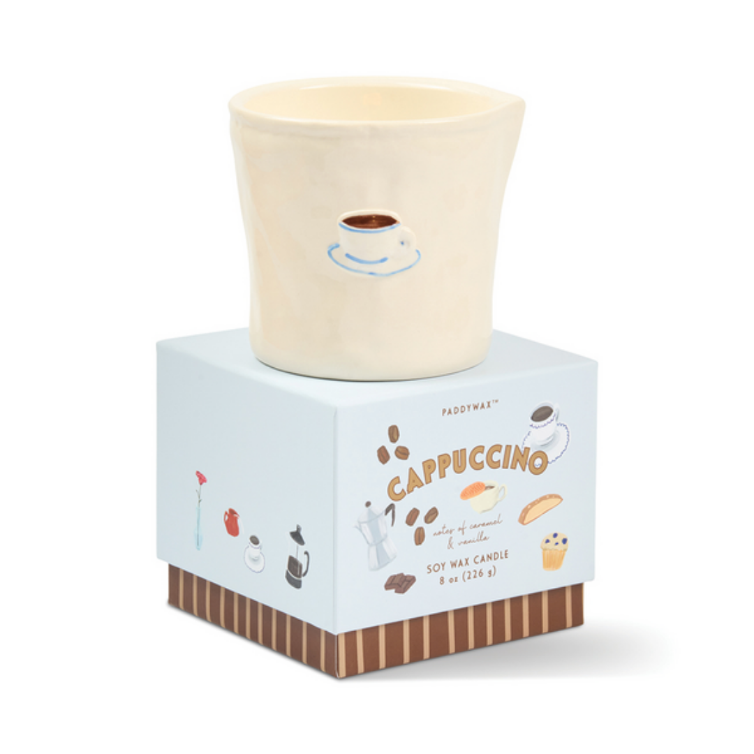 Cappuccino Ceramic 8oz Bistro Candle