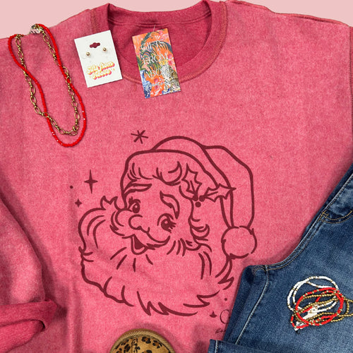 Inside Out Santa Sweatshirt