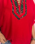 Merry Tartan Top