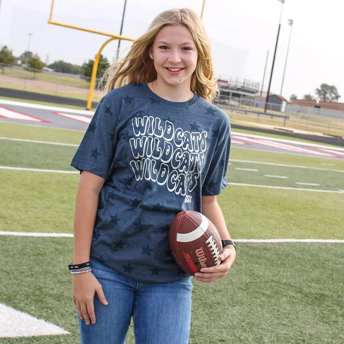 Wavy Star Mascot Spirit Tee
