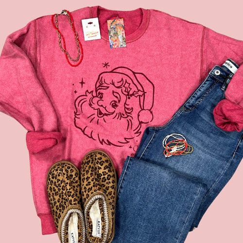 Inside Out Santa Sweatshirt