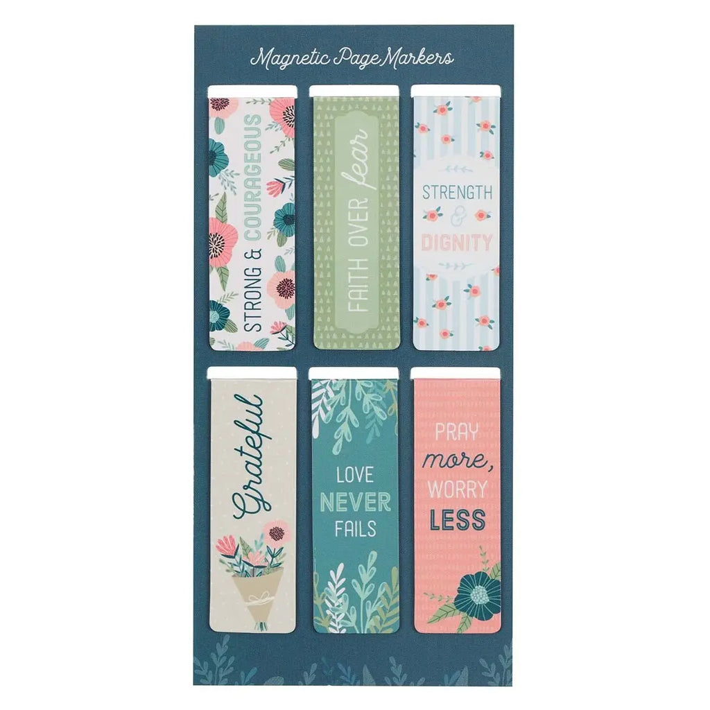 Magnetic Bookmark Set Overflowing Grace