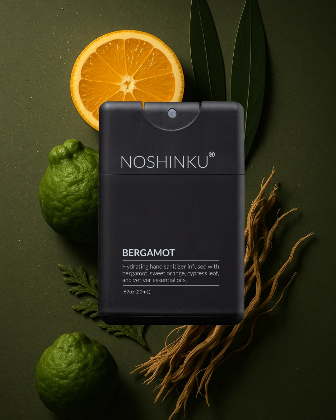 Noshinku Pocket Hand Sanitizer in Bergamont