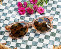 Peepers Clubhouse Polarized Sunglasses in Blush