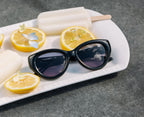 Peepers Sunday Scaries Polarized Sunglasses in Black