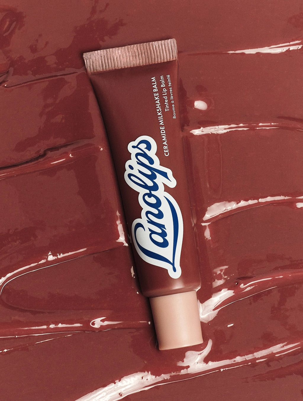 Lanolips Ceramide Milkshake Balm in Caramel Melt