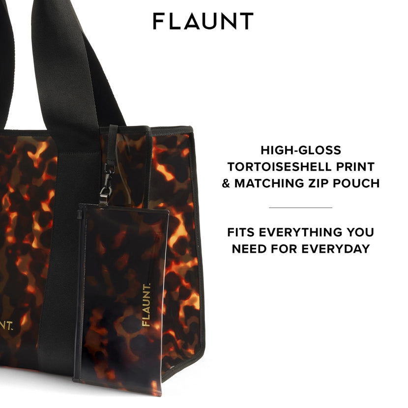 Tortoise Everyday Tote Bag with Pouch