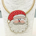Holly Jolly Santa Necklace