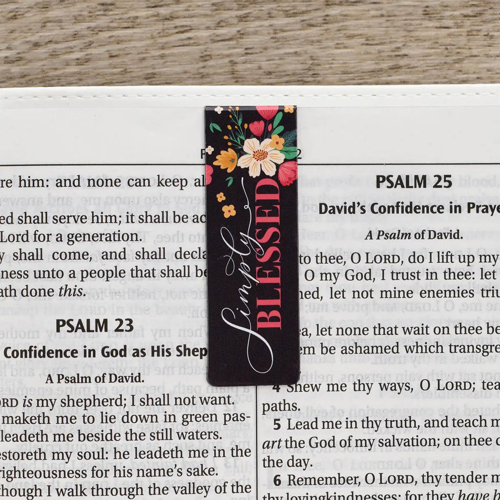 Magnetic Bookmark Set Floral Garden