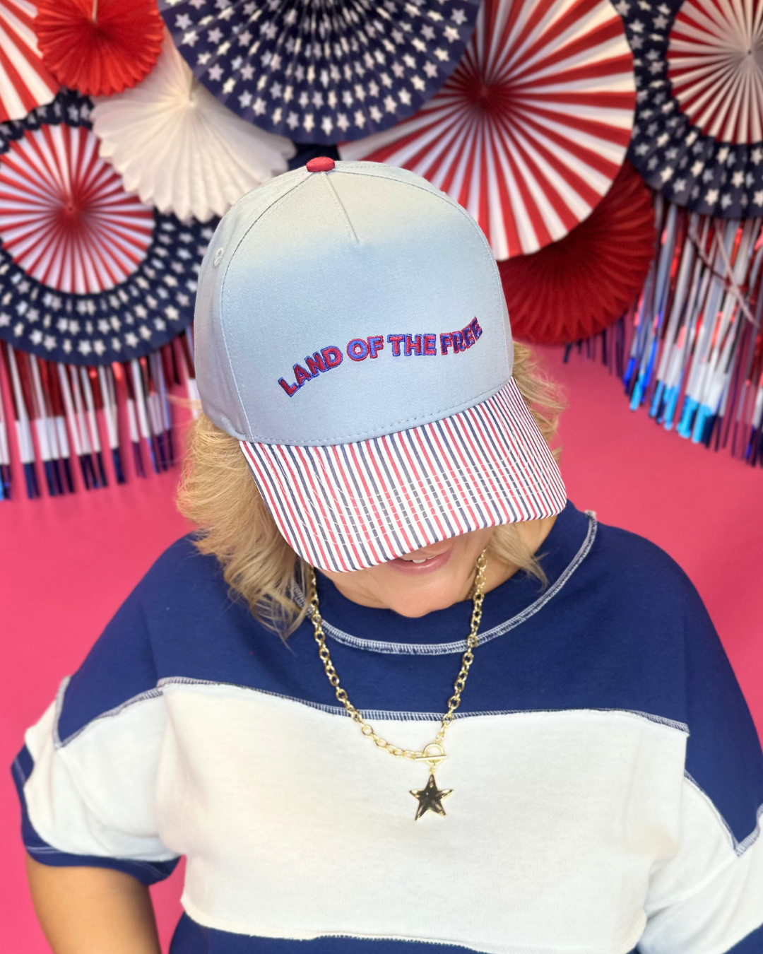 Land of the Free Baseball Cap