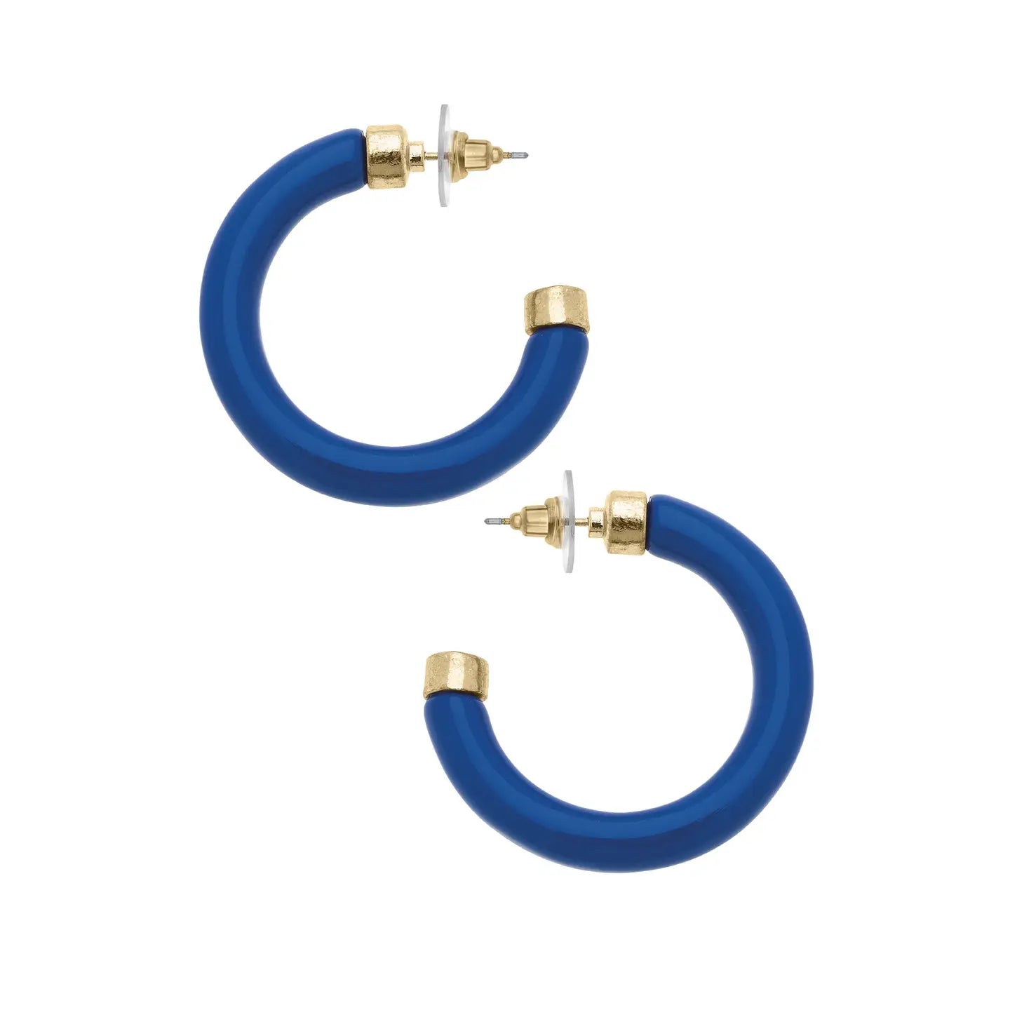 Hillary Resin Hollow Hoops