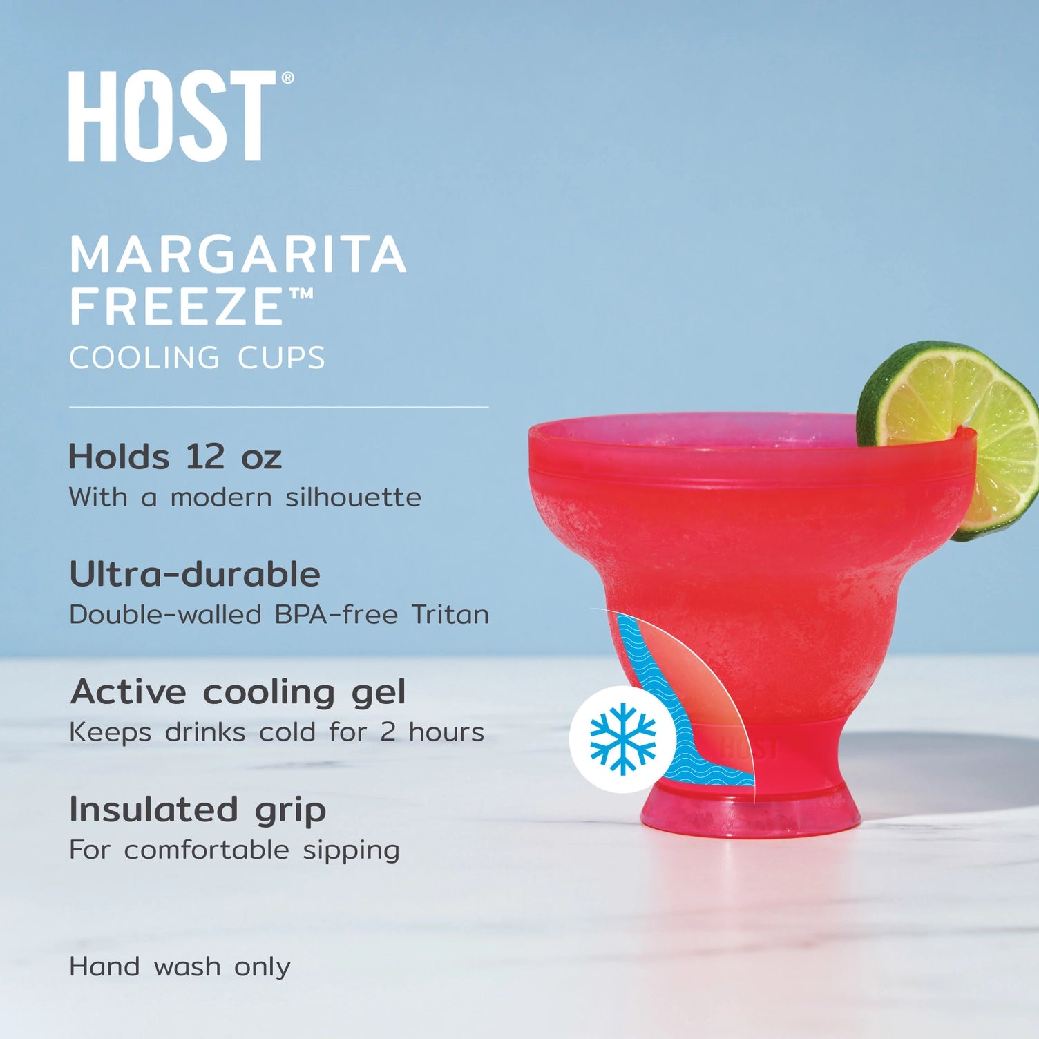 Host Margarita Freeze Cooling Cups