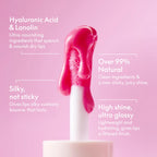 Lanolips Hyaluronic Lip Oil in Raspberry