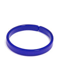 Resin Bangle Bracelet-Cobalt
