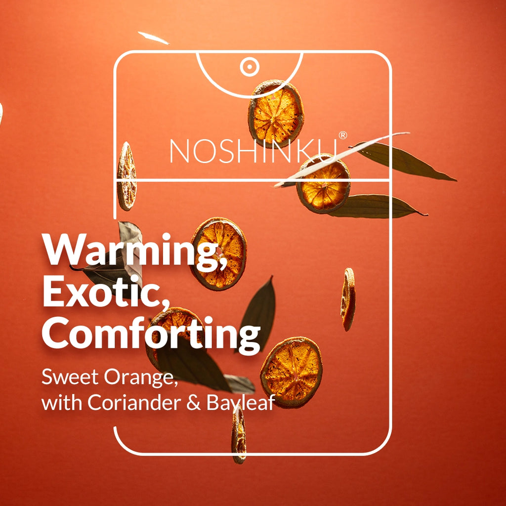 Noshinku Pocket Hand Sanitizer in Orange Coriander