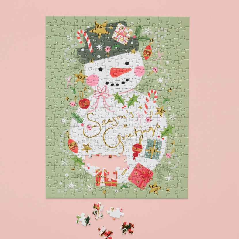 Season Greetings Snowman  Puzzle
