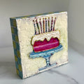 Birthday Cake Handpainted Art