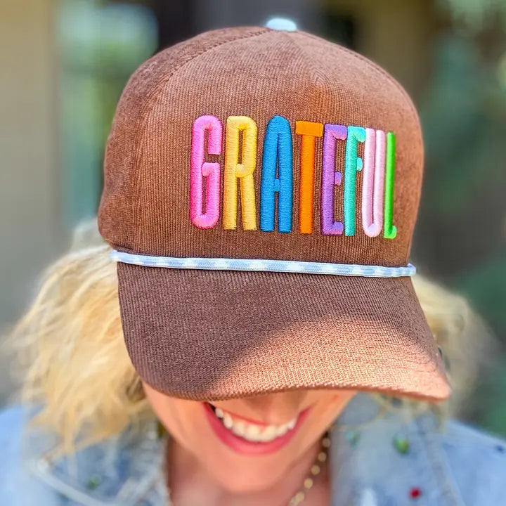 Grateful Corduroy Trucker Hat