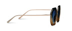 Peepers Solana Polarized Sunglasses in Black + Tan