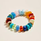 Marbled Colorful Beaded Bracelets