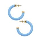 Hillary Resin Hollow Hoops