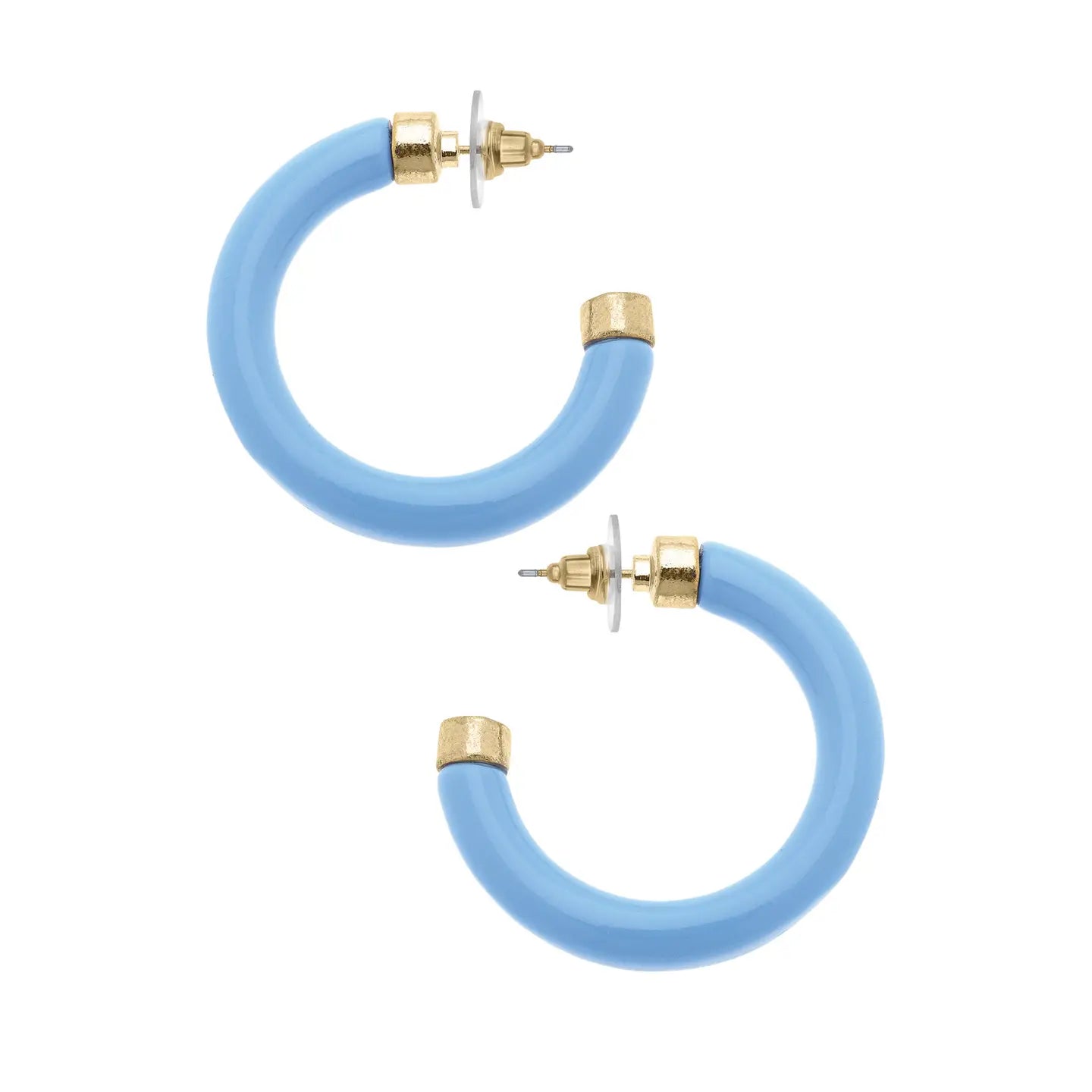 Hillary Resin Hollow Hoops