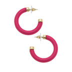 Hillary Resin Hollow Hoops