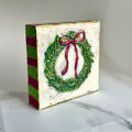 Christmas Wreath Handpainted Art