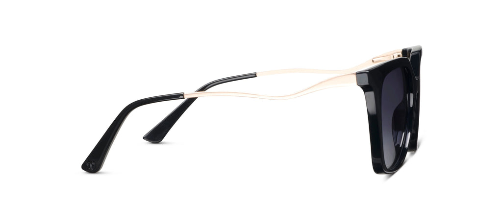 Peepers Venue Polarized Sunglasses in Black
