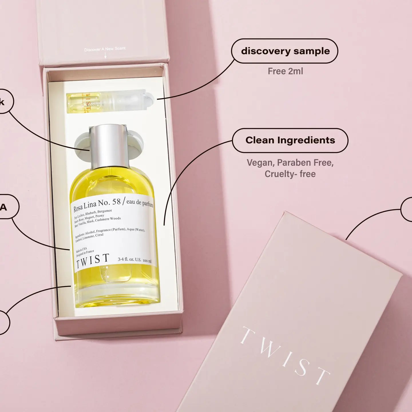 Rosa Lina No. 58 Inspired By Perfume De Marly Delina