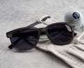 Peepers On Par Polarized Sunglasses in Charcoal Horn
