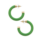 Hillary Resin Hollow Hoops