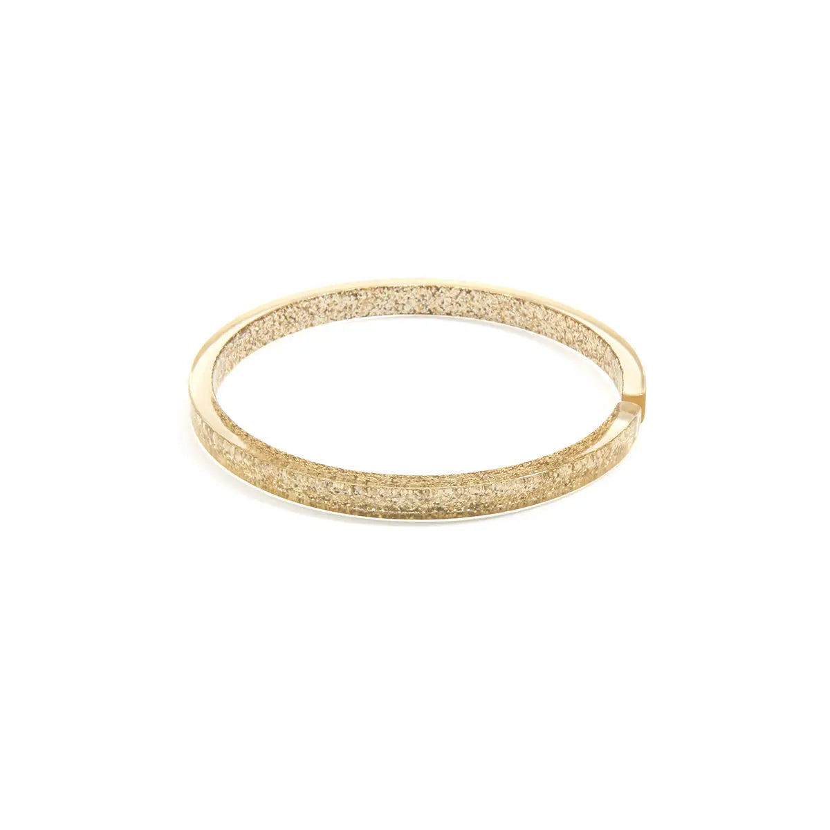 Love Stack Resin Acrylic Bracelet-Gold