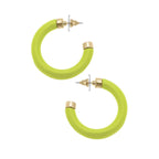 Hillary Resin Hollow Hoops