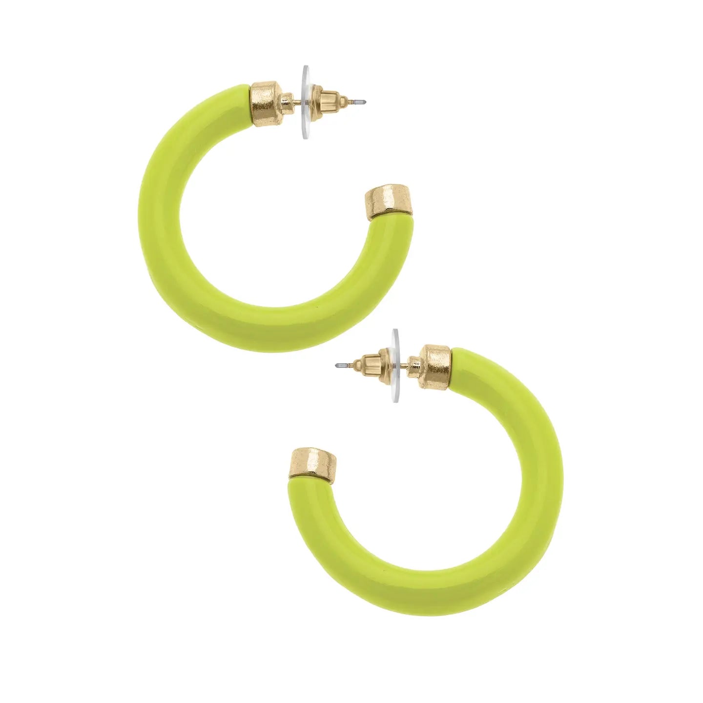 Hillary Resin Hollow Hoops