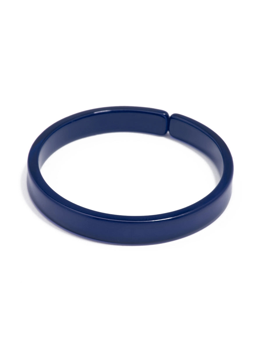 Resin Bangle  Bracelet-Navy