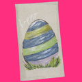 Painted Easter Egg Towel by Mud Pie