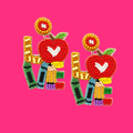 Love Teacher Earrings