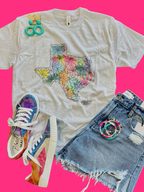 Floral Texas Tee