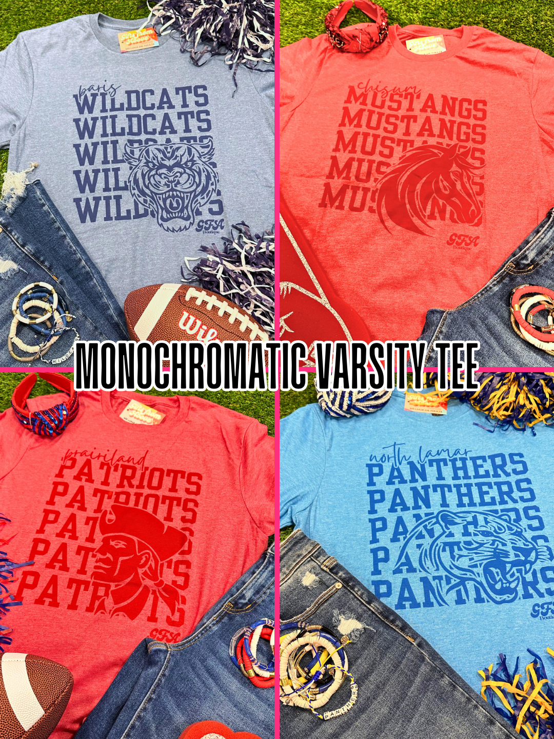 Monochromatic Varsity Tee