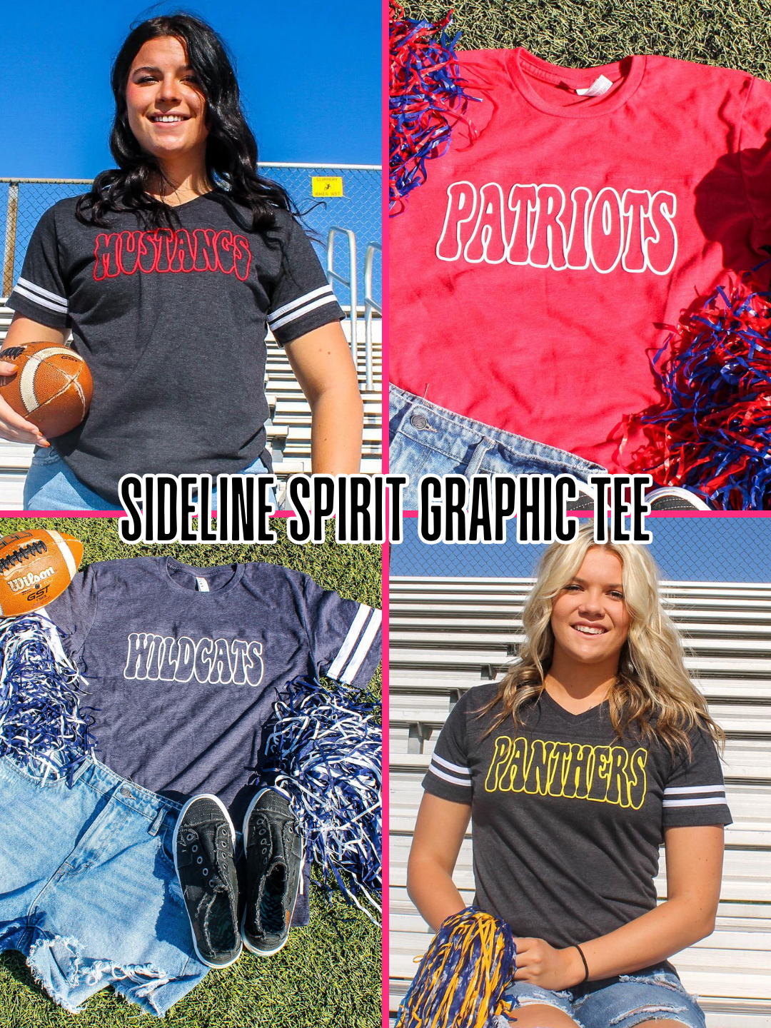 Sideline Spirit Graphic Tee